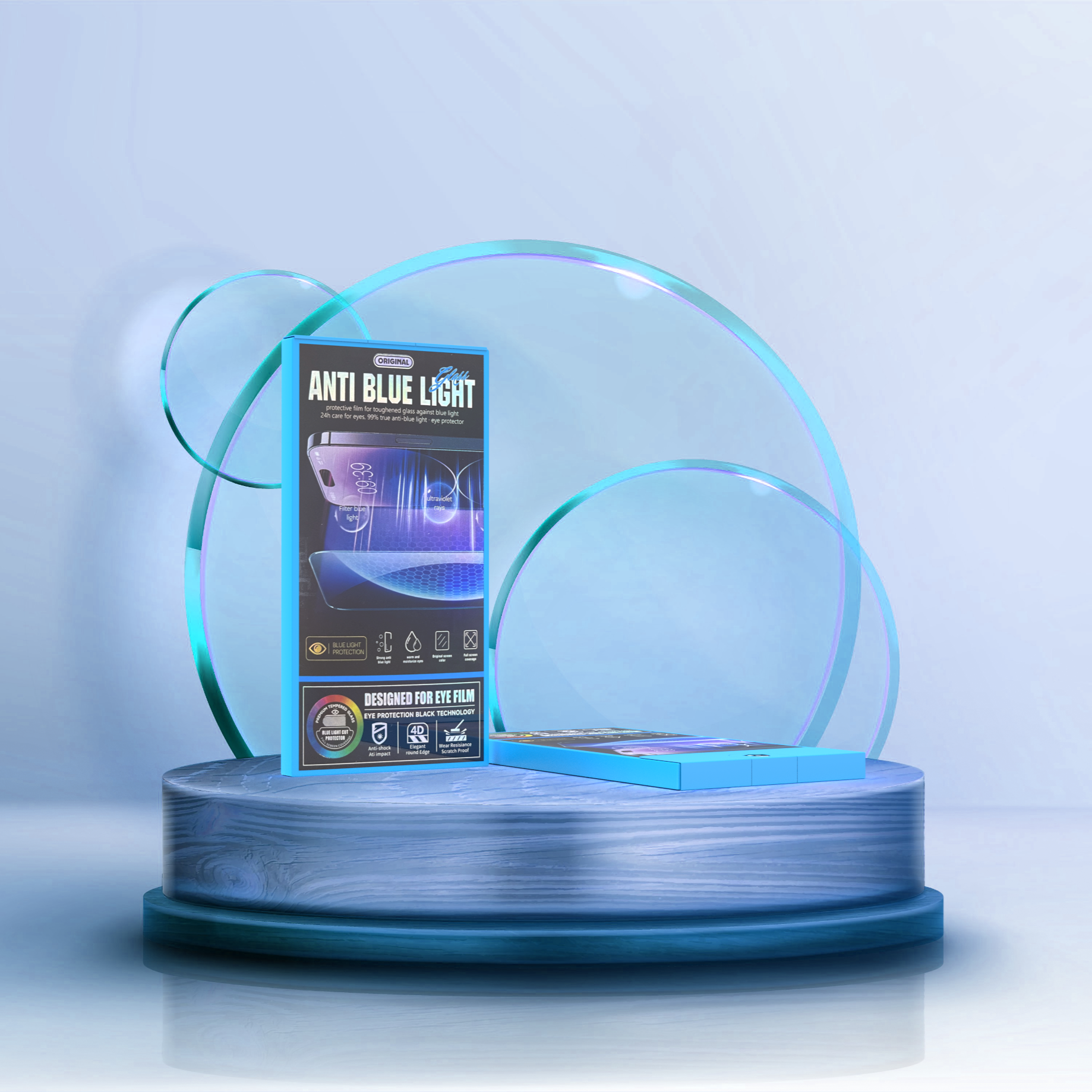 Anti BlueLight - Tempered Glass Screen Protector (iPhone)