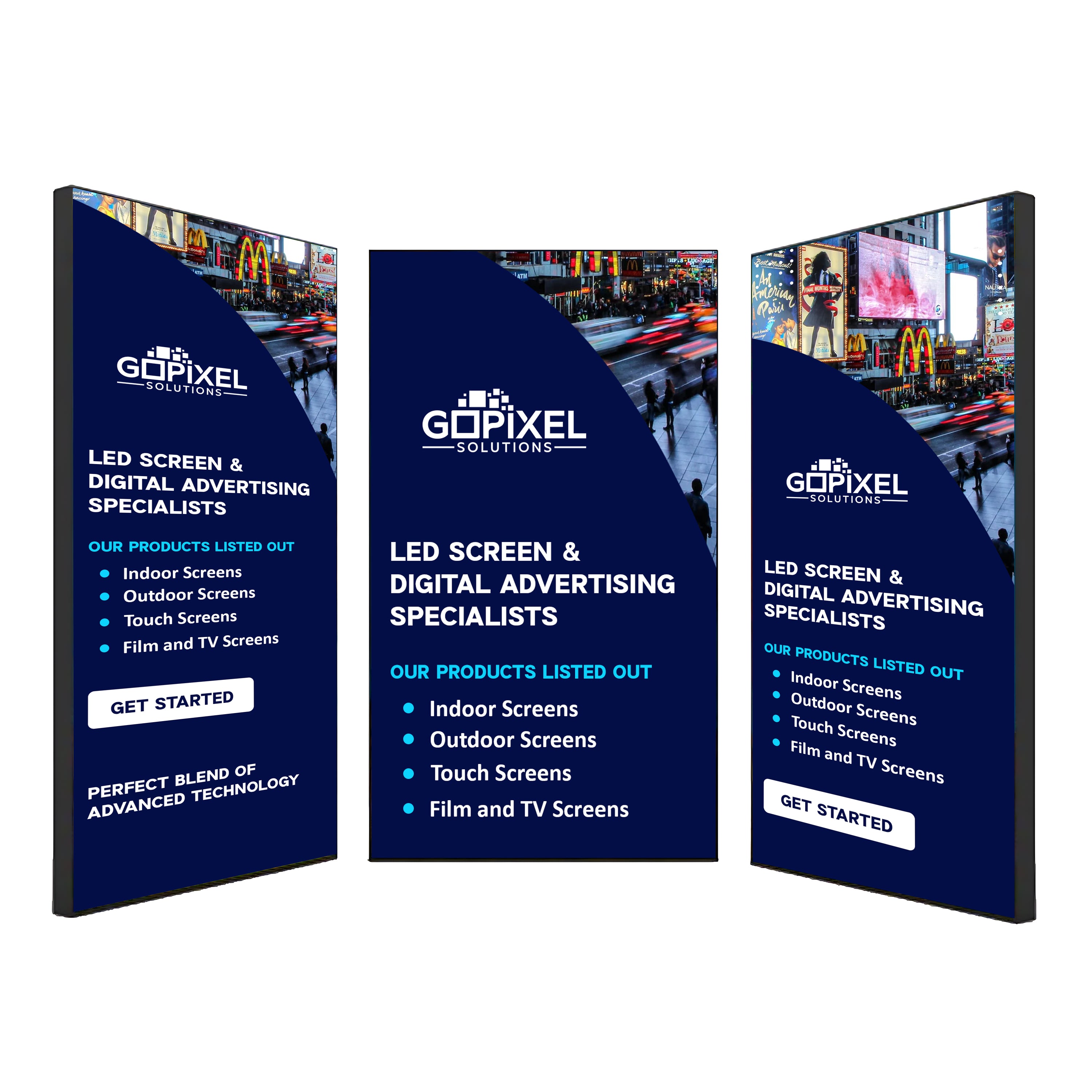 High Brightness LCD Menu Boards | GoPixel Solutions 