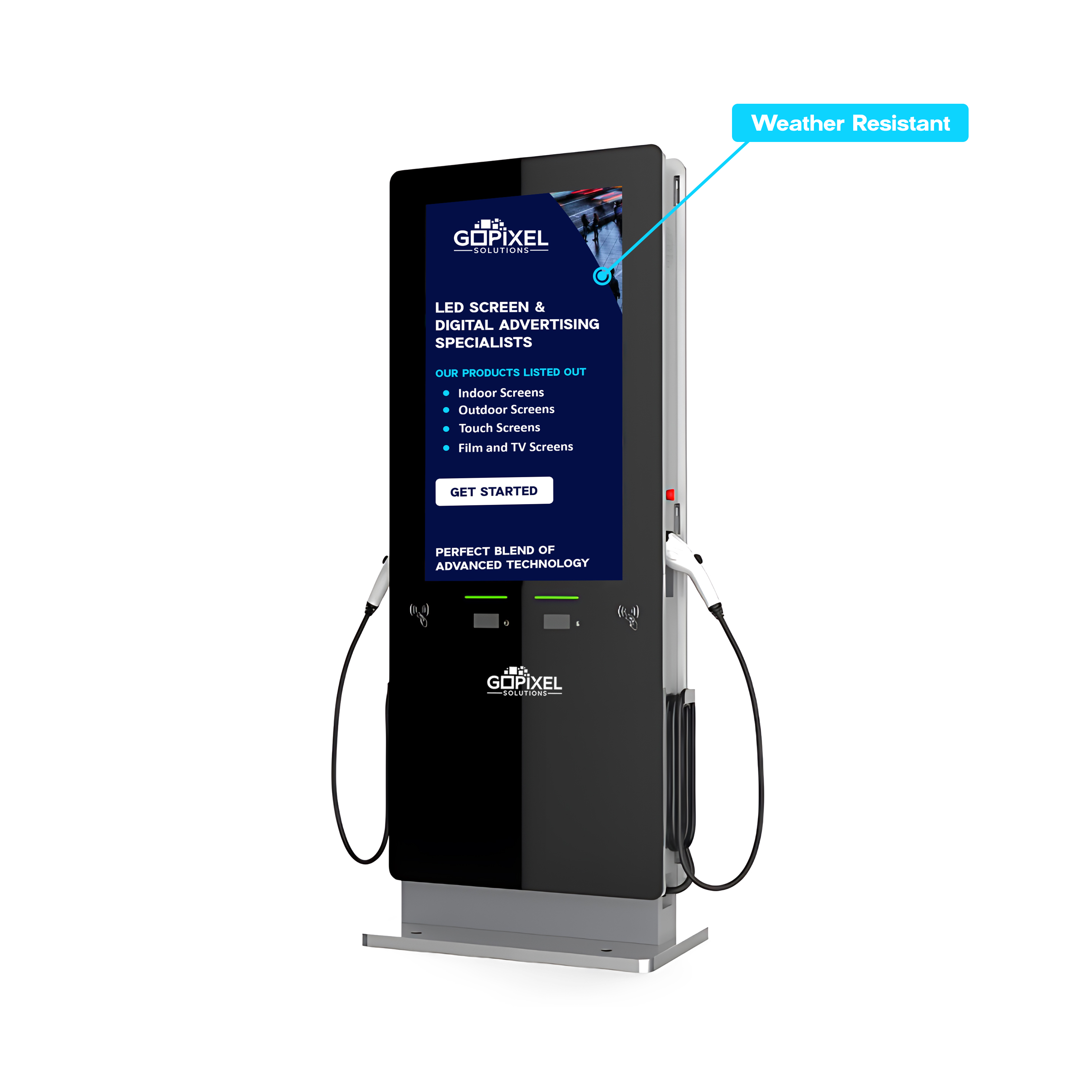 LCD Screen & EV Charging Stations | GoPixel Solutions 