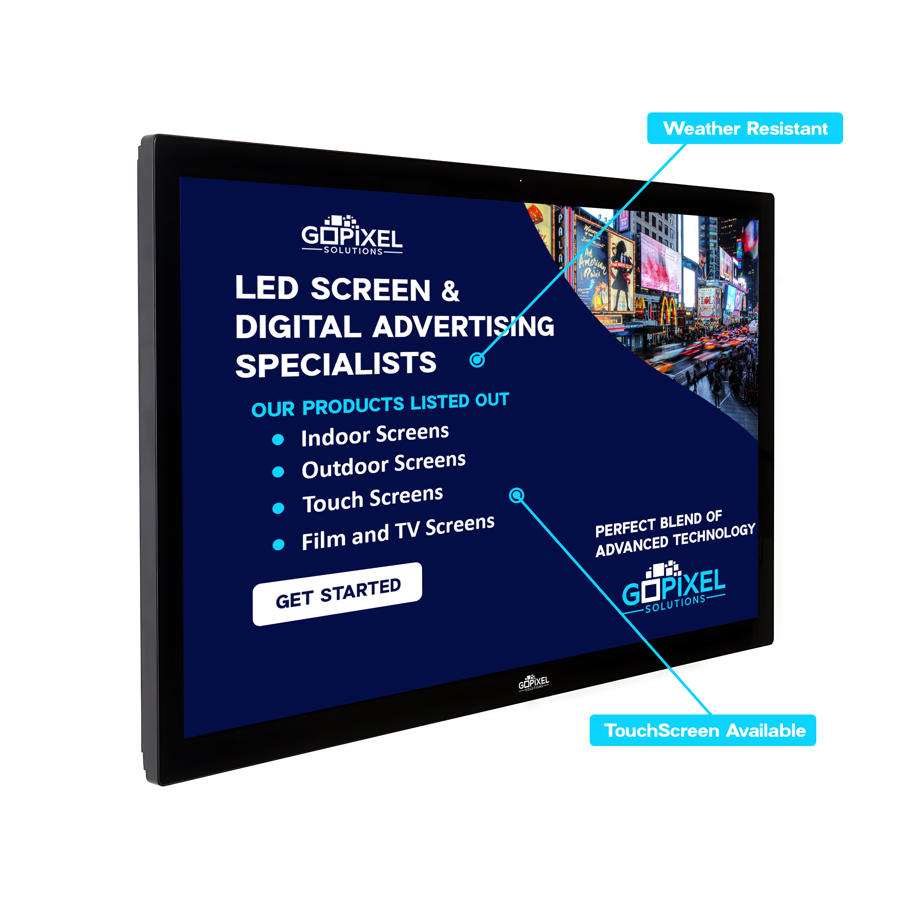 Outdoor LCD Advertising Display | GoPixel Solutions